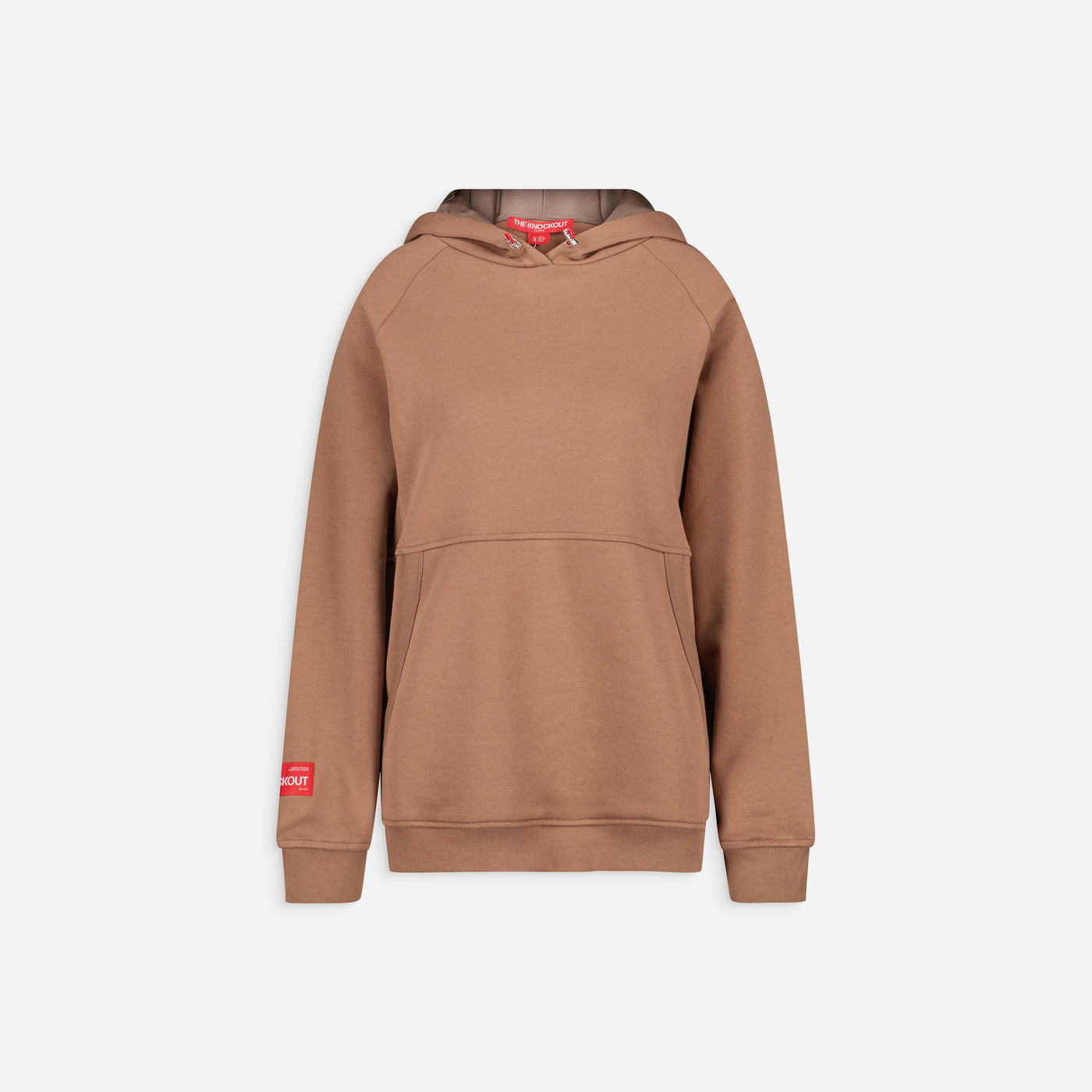 Hoodie The Knockout Paris in chocolate brown